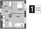 Продажа 1-комнатной квартиры 37,3 м², 4/10 этаж