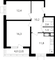 Продажа 2-комнатной квартиры 56,8 м², 3/27 этаж