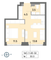 Продажа 1-комнатной квартиры 33,3 м², 31/52 этаж