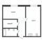 Продажа 2-комнатной квартиры 44 м², 3/3 этаж