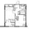 Продажа 1-комнатной квартиры 36,1 м², 8/24 этаж