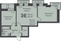 Продажа квартиры-студии 62,2 м², 6/6 этаж