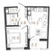 Продажа 1-комнатной квартиры 33,2 м², 7/20 этаж