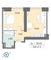 Продажа 1-комнатной квартиры 35,9 м², 3/58 этаж