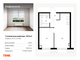 Продажа 1-комнатной квартиры 32,8 м², 2/33 этаж