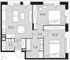 Продажа 2-комнатной квартиры 68,4 м², 2/16 этаж