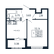 Продажа 1-комнатной квартиры 34,2 м², 12/12 этаж