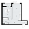 Продажа квартиры со свободной планировкой 43,2 м², 9/18 этаж