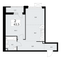 Продажа квартиры со свободной планировкой 43,5 м², 2/18 этаж