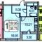 Продажа 1-комнатной квартиры 38,8 м², 9/24 этаж