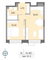 Продажа 1-комнатной квартиры 34,8 м², 3/30 этаж