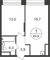 Продажа 1-комнатной квартиры 40,9 м², 18/22 этаж