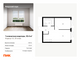 Продажа 1-комнатной квартиры 32,4 м², 21/33 этаж