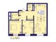 Продажа 2-комнатной квартиры 64,4 м², 2/18 этаж
