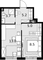 Продажа 1-комнатной квартиры 35,4 м², 14/28 этаж