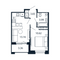 Продажа 1-комнатной квартиры 33,3 м², 4/12 этаж
