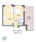 Продажа 1-комнатной квартиры 42,7 м², 41/58 этаж