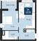 Продажа 1-комнатной квартиры 40,8 м², 2/18 этаж