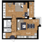Продажа 2-комнатной квартиры 55,2 м², 2/14 этаж