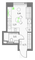 Продажа квартиры-студии 23 м², 21/47 этаж