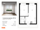 Продажа 1-комнатной квартиры 35,7 м², 42/62 этаж
