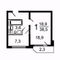 Продажа 1-комнатной квартиры 37,8 м², 11/26 этаж