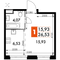 Продажа квартиры-студии 26,5 м², 10/15 этаж