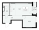 Продажа квартиры со свободной планировкой 43,5 м², 3/30 этаж