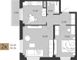 Продажа 2-комнатной квартиры 55,4 м², 1/3 этаж