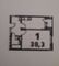 Продажа 1-комнатной квартиры 37,2 м², 2/3 этаж