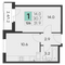 Продажа 1-комнатной квартиры 31,9 м², 7/9 этаж