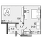 Продажа 1-комнатной квартиры 49,9 м², 15/16 этаж