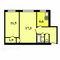 Продажа 2-комнатной квартиры 43,4 м², 1/5 этаж