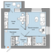 Продажа квартиры-студии 29 м², 3/7 этаж