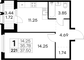 Продажа 1-комнатной квартиры 37,5 м², 8/15 этаж