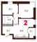 Продажа 2-комнатной квартиры 57,7 м², 20/25 этаж