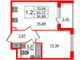 Продажа 1-комнатной квартиры 33,2 м², 2/4 этаж