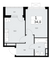 Продажа квартиры со свободной планировкой 34 м², 14/17 этаж