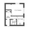 Продажа 1-комнатной квартиры 39,5 м², 1/3 этаж