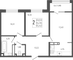 Продажа 2-комнатной квартиры 55,4 м², 4/9 этаж