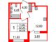 Продажа 1-комнатной квартиры 31,5 м², 2/10 этаж