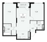 Продажа квартиры со свободной планировкой 66,9 м², 25/30 этаж