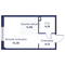 Продажа квартиры-студии 26,6 м², 1/5 этаж