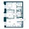 Продажа 2-комнатной квартиры 64,5 м², 14/21 этаж