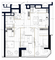 Продажа квартиры со свободной планировкой 113,8 м², 21/44 этаж