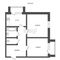 Продажа 2-комнатной квартиры 50,8 м², 2/4 этаж