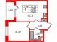 Продажа 1-комнатной квартиры 32,5 м², 2/5 этаж
