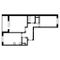 Продажа 2-комнатной квартиры 56 м², 1/17 этаж