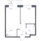 Продажа 1-комнатной квартиры 34,3 м², 5/14 этаж