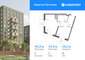 Продажа 1-комнатной квартиры 40,3 м², 5/9 этаж
